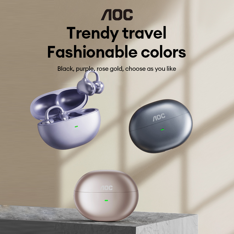 Video Gaming & Esports Usd Acc - AOC ACD2544 무선 블루투스 이어클립 이어버드