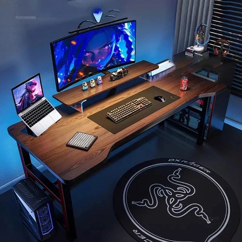 Esports Gaming House - 북유럽 스타일 데스크탑 컴퓨터 책상 심플한