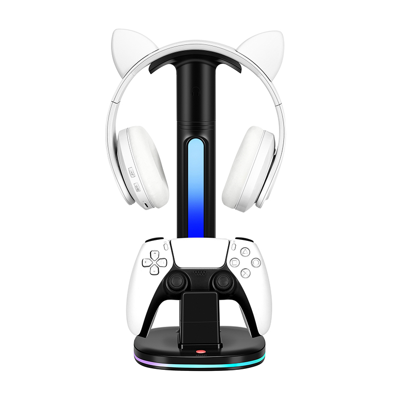 Controller Charging Stand - PS5 게임 컨트롤러용 LED 디스플레이 스탠드