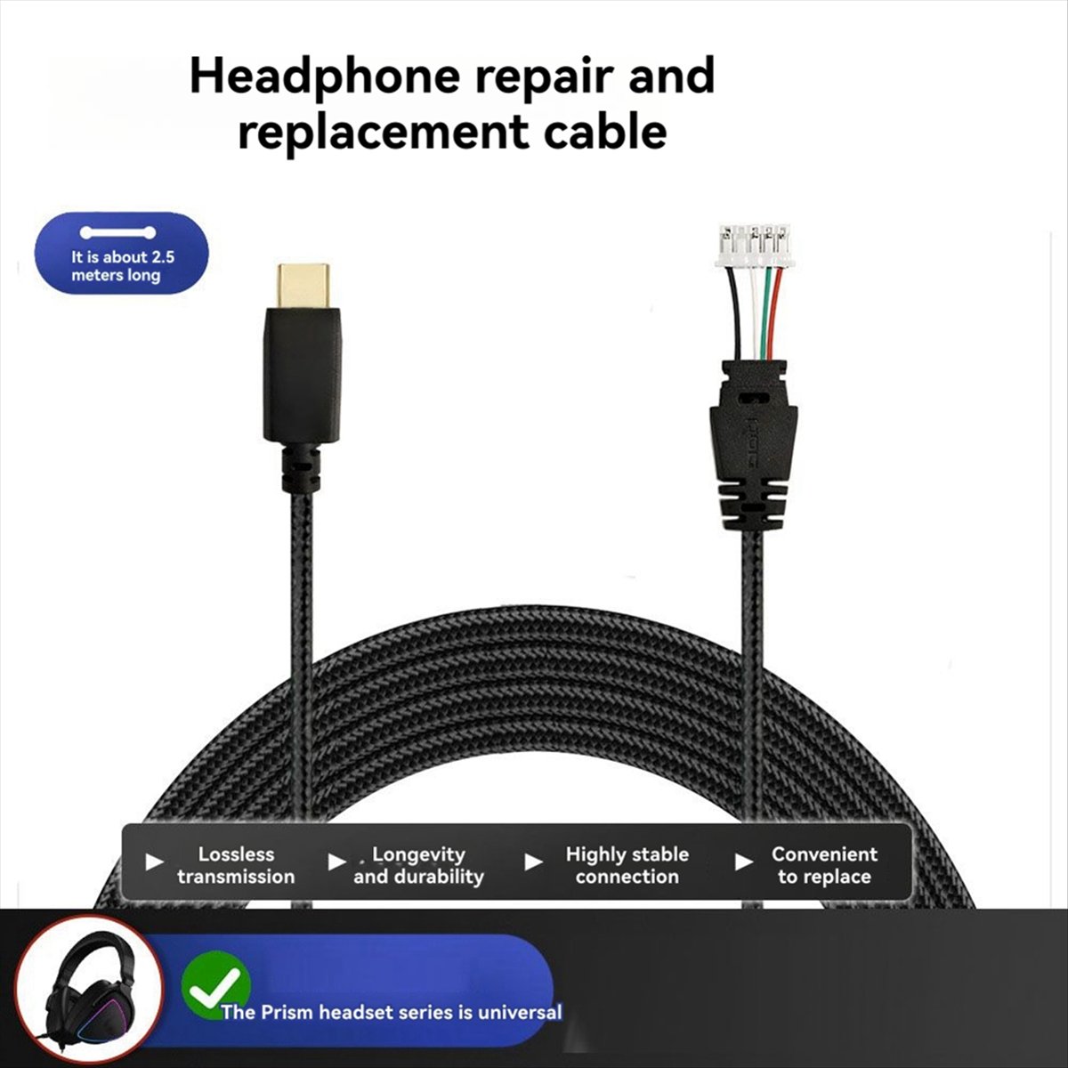 Esports Wireless Gaming Headset - DT75 신제품 ASUS ROG Delta /