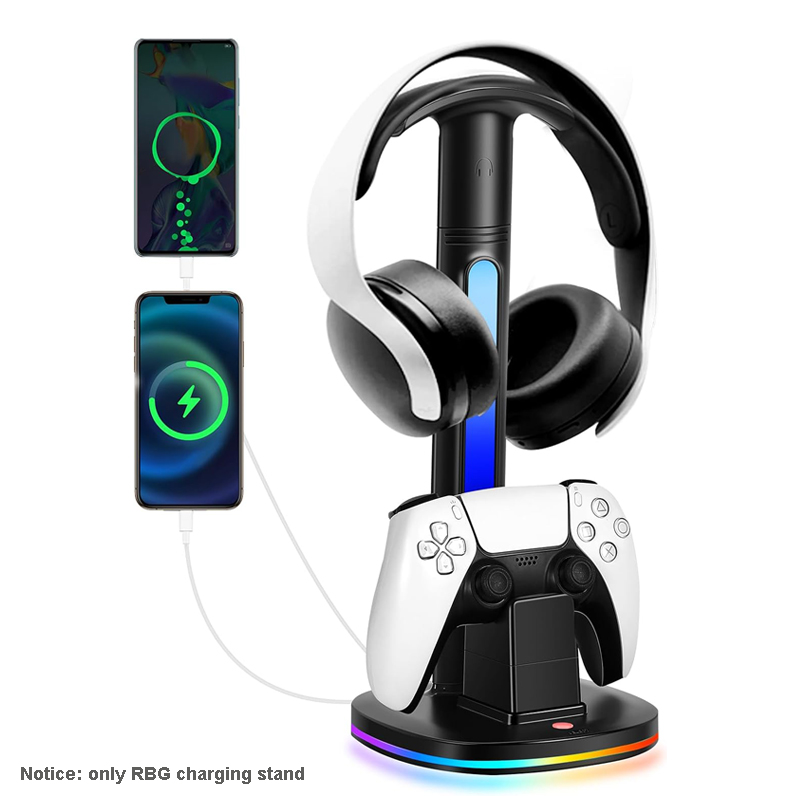 Controller Charging Stand - 컨트롤러 충전 스테이션 W RGB 헤드폰