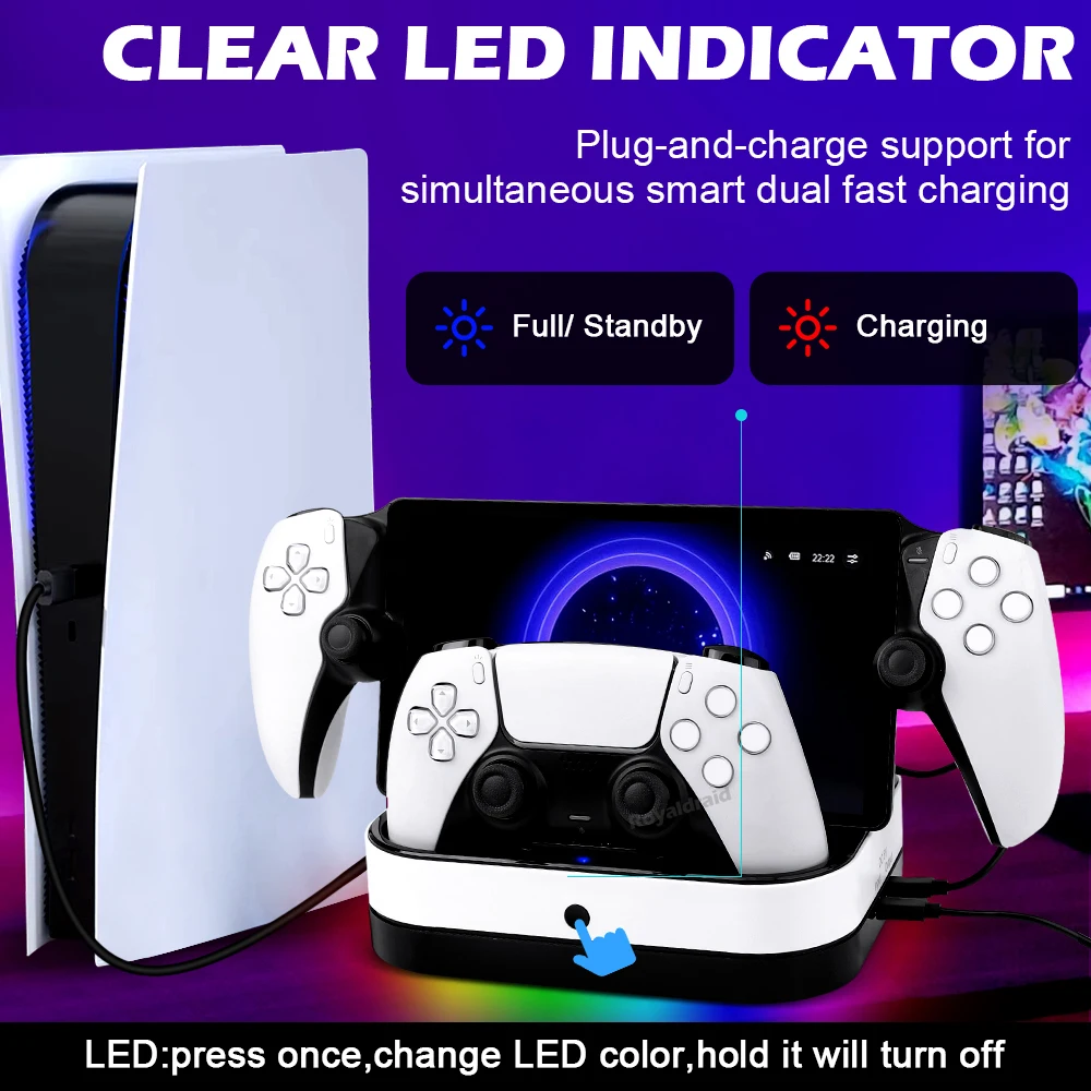PS5 컨트롤러 충전기 스탠드의 새로운 기능 PS5 컨 - Controller Charging Stand 리뷰 및 가격
