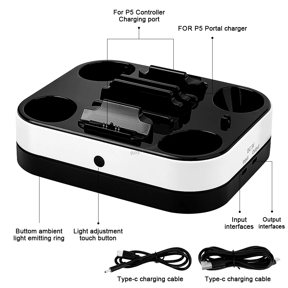 PS5 컨트롤러 충전기 스탠드의 새로운 기능 PS5 컨 - Controller Charging Stand 리뷰 및 가격