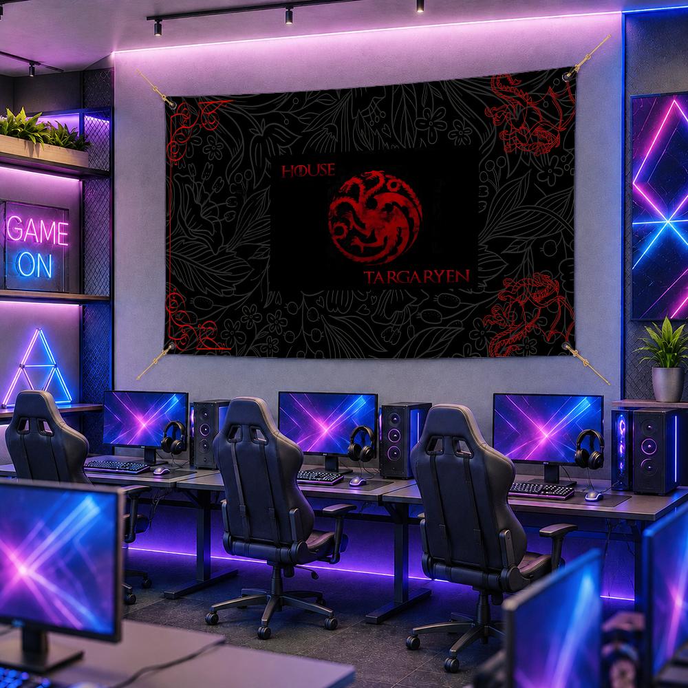 유명한 클랜 H-House TargaryenS 플래그  - Esports Gaming House 리뷰 및 가격