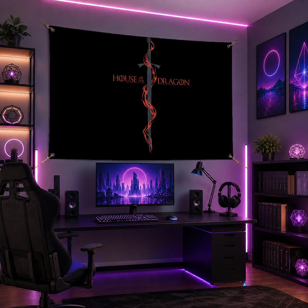 유명한 클랜 H-House TargaryenS 플래그  - Esports Gaming House 리뷰 및 가격