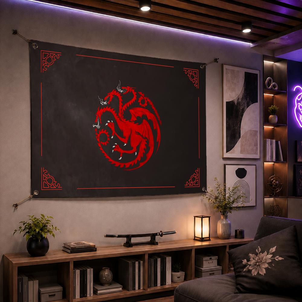 유명한 클랜 H-House TargaryenS 플래그  - Esports Gaming House 리뷰 및 가격