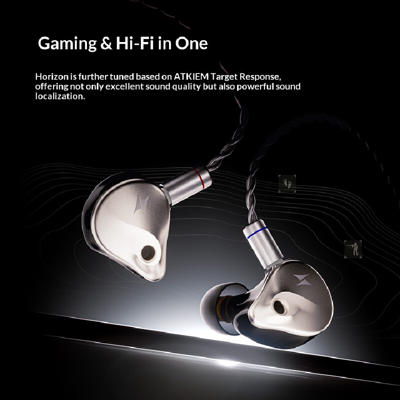 ATK Horizon 유선 인이어 헤드폰 게이밍 및 e - Esports Gaming Bar 리뷰 및 가격
