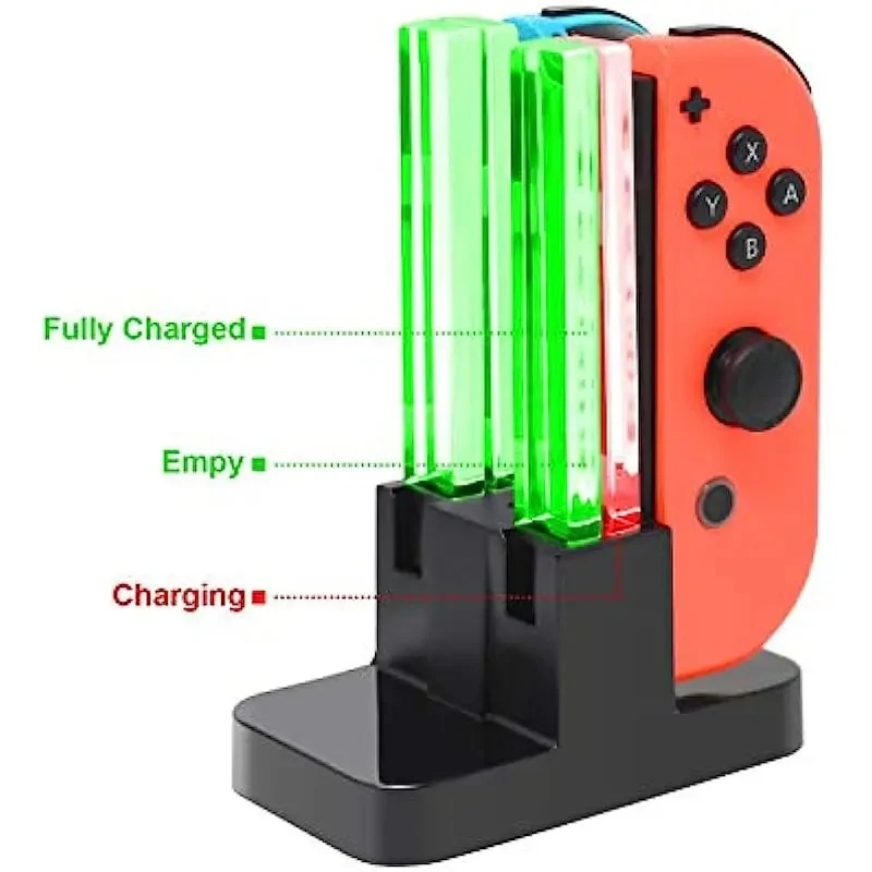 NS 스위치용 4 in 1 LED 충전 스탠드 도킹 스 - Controller Charging Stand 리뷰 및 가격