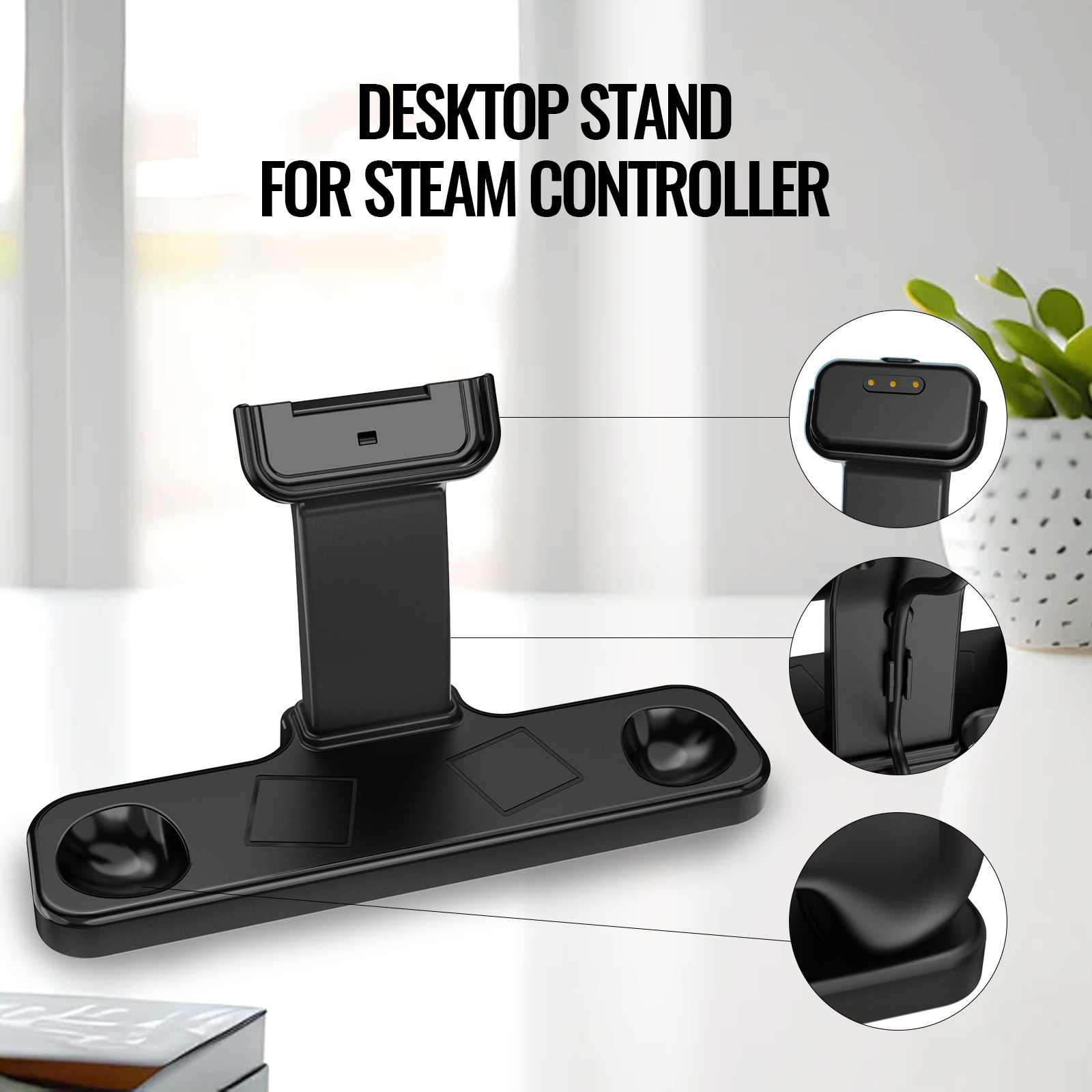 스팀 컨트롤러용 새로운 자기 충전 도크 및 데스크탑 스 - Controller Charging Stand 리뷰 및 가격