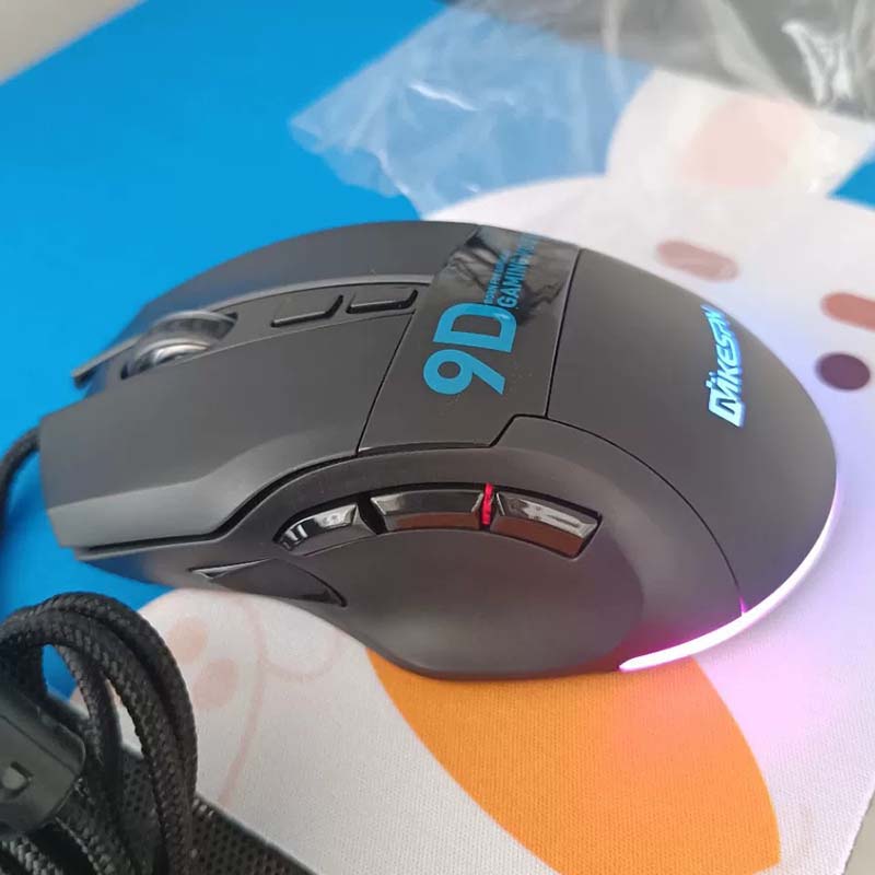 X10 유선 게이밍 매크로 마우스 9키 12000DPI - Esports Gaming Mouse 리뷰 및 가격