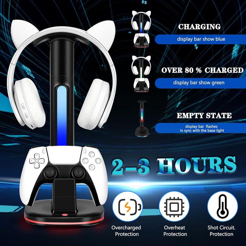 컨트롤러 충전 스테이션 W RGB 헤드폰 스탠드 충전기 - Controller Charging Stand 리뷰 및 가격