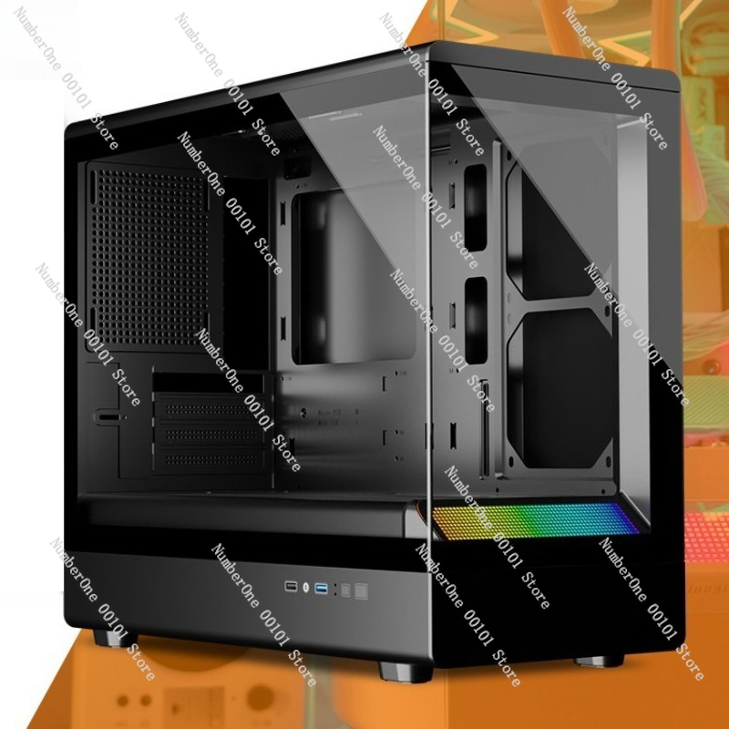 파노라마 강화유리 게이밍 PC 케이스, 전체 측면 뷰  - Esports Gaming Pc Build 리뷰 및 가격